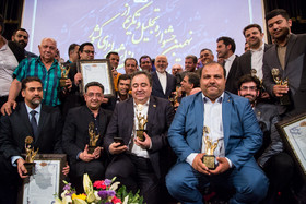عکس یادگاری در حاشیه نهمین جشنواره تجلیل و تکریم از کارآفرینان و مدیران اشتغالزای کشور