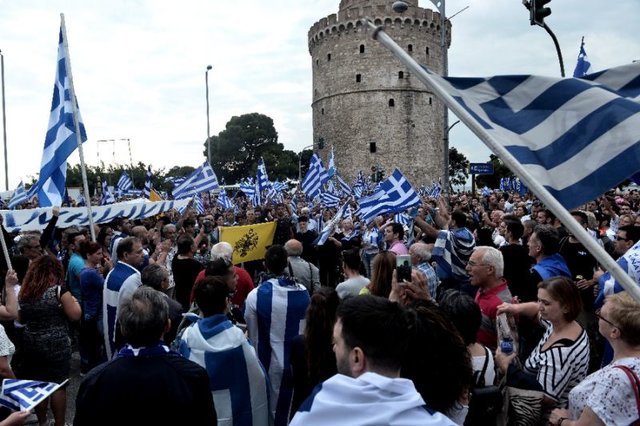 اعتراضات جدید یونانی‌ها علیه قرارداد تغییرنام مقدونیه
