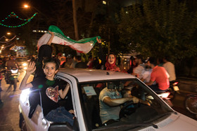 تهران؛ شادی تماشاگران آخرین بازی ایران در جام جهانی 