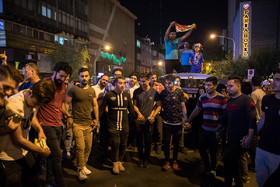 تهران؛ شادی تماشاگران آخرین بازی ایران در جام جهانی 