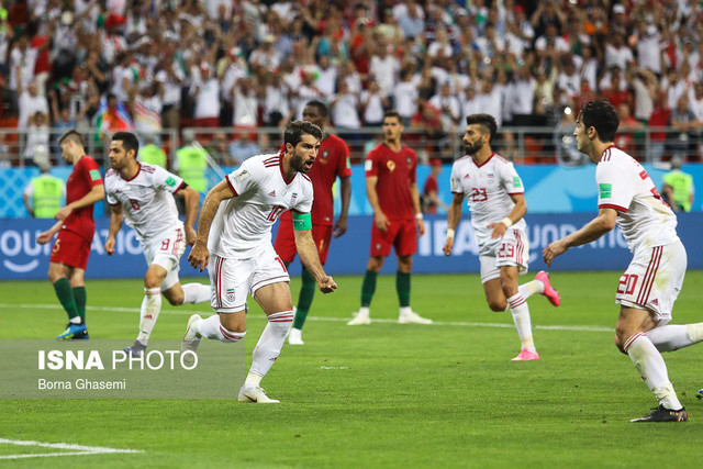 دیدار تیم‌های ایران و پرتغال سومین بازی مرحله گروهی
