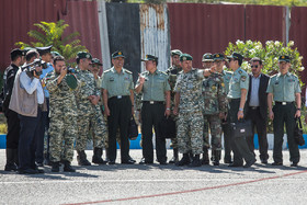 ISNA - Chinese Defense Ministry’s officers visit NOHED Airborne Brigade