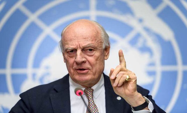 دی‌میستورا: سازمان ملل حرف آخر را درباره کمیته قانون اساسی سوریه می‌زند