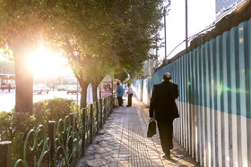 اولین روز تغییر ساعت اداری - میدان ونک
