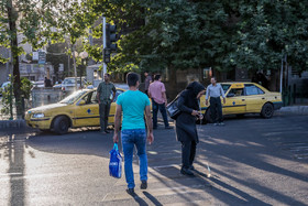اولین روز تغییر ساعت اداری - میدان ونک
