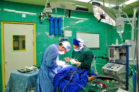 انجام یک عمل نادر جراحی عروق در بیمارستان نمازی