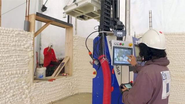 سکونت در خانه ای چاپ شده با پرینتر سه بعدی