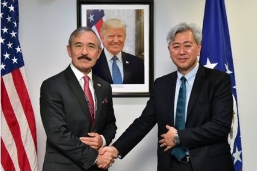 سفیر جدید آمریکا در کره‌جنوبی در جریان مذاکرات پامپئو در پیونگ‌یانگ  قرار گرفت