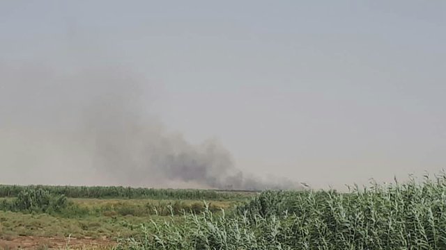 ادامه آتش‌سوزی هورالعظیم در عراق