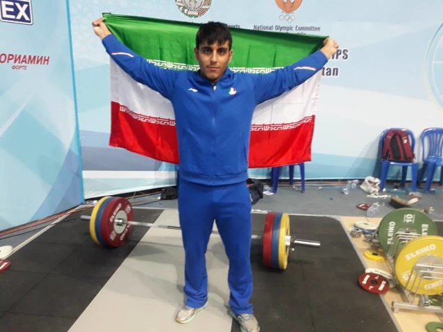 ۳ طلای وزنه‌برداری ۱۰۲ کیلوگرم آسیا برای ایران/ رسول معتمدی قهرمان شد