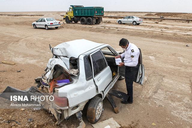 مرگ راننده پراید در تصادف با خاور 