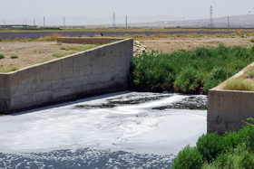 حجم بالای فاضلاب روان شده در کانال آب، که برای کاشت محصولات کشاورزی استفاده می‌شود.