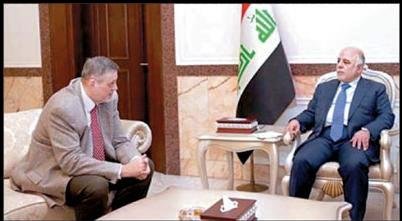 دیدار حیدر العبادی با فرستاده سازمان ملل در عراق