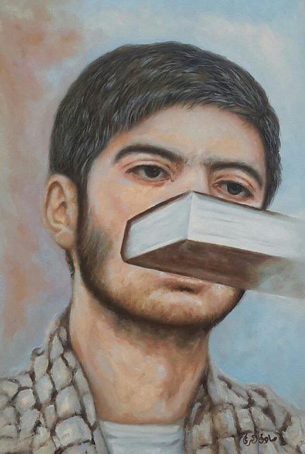 چشم‌های محسن حرف‌ها برای گفتن دارد