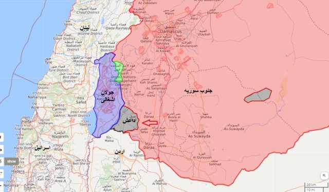 درگیری مجدد ارتش سوریه با داعش در نزدیکی مرز با جولان اشغالی