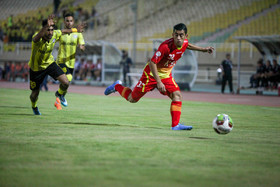 هفته اول لیگ برتر دیدار تیم های فوتبال فولاد خوزستان و پارس جنوبی جم در ورزشگاه غدیر اهواز