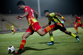 هفته اول لیگ برتر دیدار تیم های فوتبال فولاد خوزستان و پارس جنوبی جم در ورزشگاه غدیر اهواز