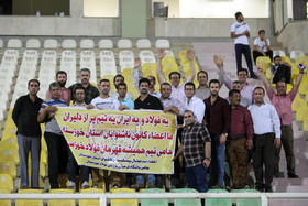 هفته اول لیگ برتر دیدار تیم های فوتبال فولاد خوزستان و پارس جنوبی جم در ورزشگاه غدیر اهواز