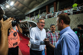 هفته اول لیگ برتر دیدار تیم های پدیده مشهد  و پرسپولیس تهران در ورزشگاه امام رضا (ع)