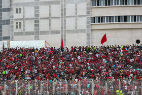 هفته اول لیگ برتر دیدار تیم های نساجی مازنداران و ذوب آهن اصفهان در ورزشگاه شهیدوطنی قائمشهر