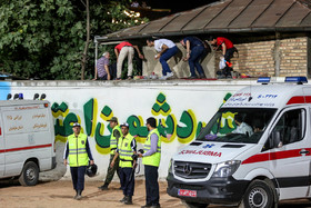 در حاشیه دیدار تیم های نساجی مازنداران و ذوب آهن اصفهان در ورزشگاه شهیدوطنی قائمشهر