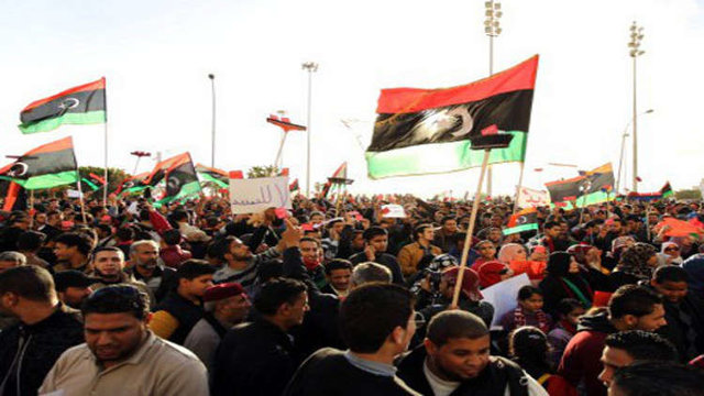 تظاهرات گسترده در غرب لیبی در اعتراض به نامزدی سیف الاسلام قذافی و حفتر