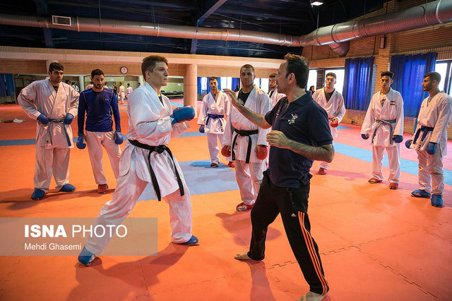 تمرین تیم ملی کاراته ایران