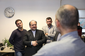 بازدید وزیر صنعت و معدن و تجارت از ایسنا 