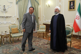 دیدار وزیر خارجه کره شمالی با حسن روحانی