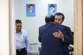 حضور دکتر منتظری به مناسبت روز خبرنگار در ایسنا