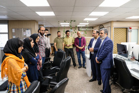 حضور بهروز کمالوندی سخنگوی سازمان انرژی اتمی به مناسبت روز خبرنگار در ایسنا