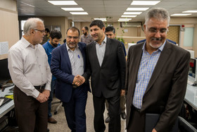 حضور مدیرعامل ایرنا در خبرگزاری ایسنا به مناسبت روز خبرنگار