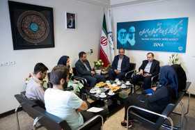 حضور مجید تخت‌روانچی و پرویز اسماعیلی به مناسبت روز خبرنگار در ایسنا