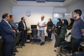 حضور مجید تخت‌روانچی و پرویز اسماعیلی به مناسبت روز خبرنگار در ایسنا