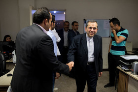 حضور مجید تخت‌روانچی به مناسبت روز خبرنگار در ایسنا