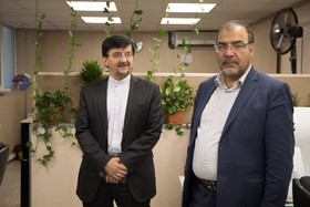 حضور دکتر عبدالحمید احمدی به مناسبت روز خبرنگار در ایسنا