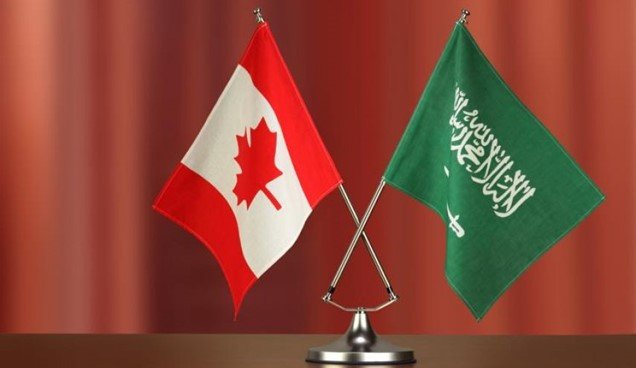 پرچم کانادا و عربستان