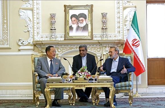 لاریجانی و وزیر خارجه کره شمالی