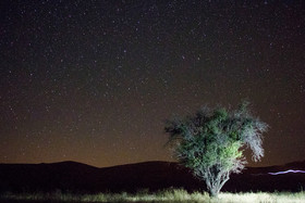 بارش شهابی برساوشی در اطراف روستای وفس در ۱۵ کیلومتری شهر کمیجان