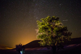 بارش شهابی برساوشی در اطراف روستای وفس در ۱۵ کیلومتری شهر کمیجان