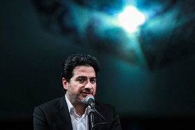نشست خبری همایون شجریان و سهراب پورناظری در انتهای مراسم رونمایی از آلبوم «ایران من» 