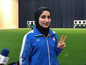 هانیه رستمیان در تیراندازی سهمیه المپیک گرفت