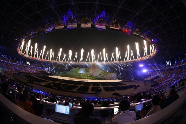 افتتاحیه بازیهای آسیایی