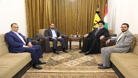 سید حسن نصرالله با هیئت انصارالله یمن دیدار کرد