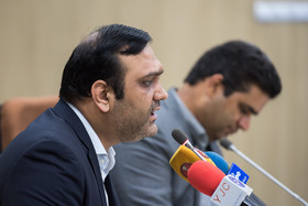 نشست خبری محمود محمدی‌نسب، دبیر کل جمعیت هلال احمر
