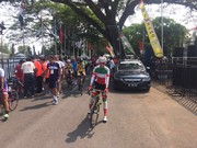 قهرمانی ماندانا دهقان در اولین مرحله دوچرخه سواری بانوان
