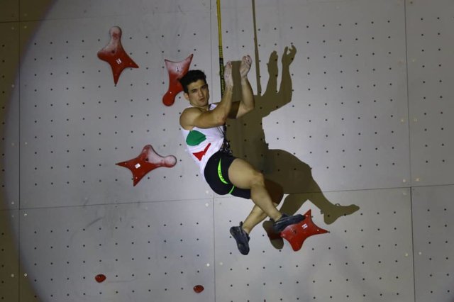 هفتمی رضا علیپور در سنگ‌نوردی انتخابی المپیک