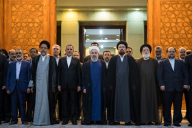 مراسم تجدید میثاق اعضای هیأت دولت با آرمانهای امام خمینی (ره)