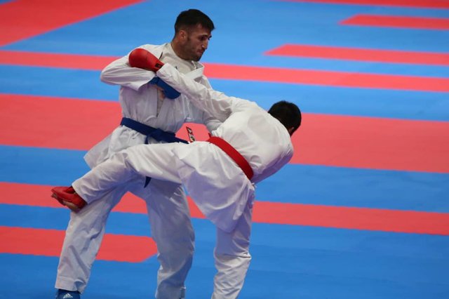 مهدی‌زاده به مدال نقره‌ کاراته بازی‌های آسیایی رسید