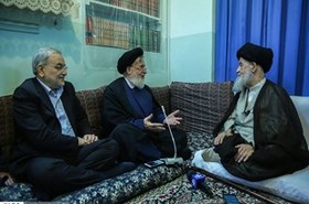 دیدار رئیس بنیاد شهید با آیت‌الله علوی گرگانی